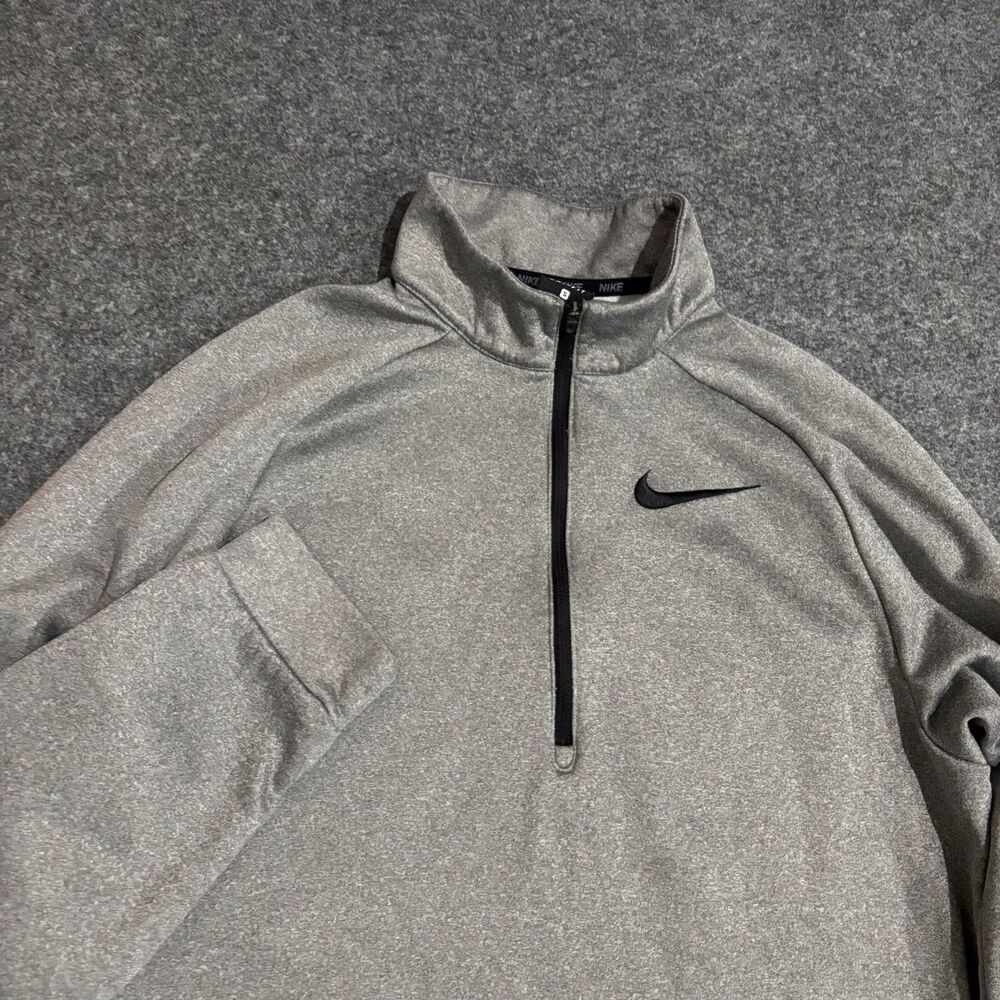 Nike 1/4 Zip Pullover Sweatshirt Men’s Small Gray